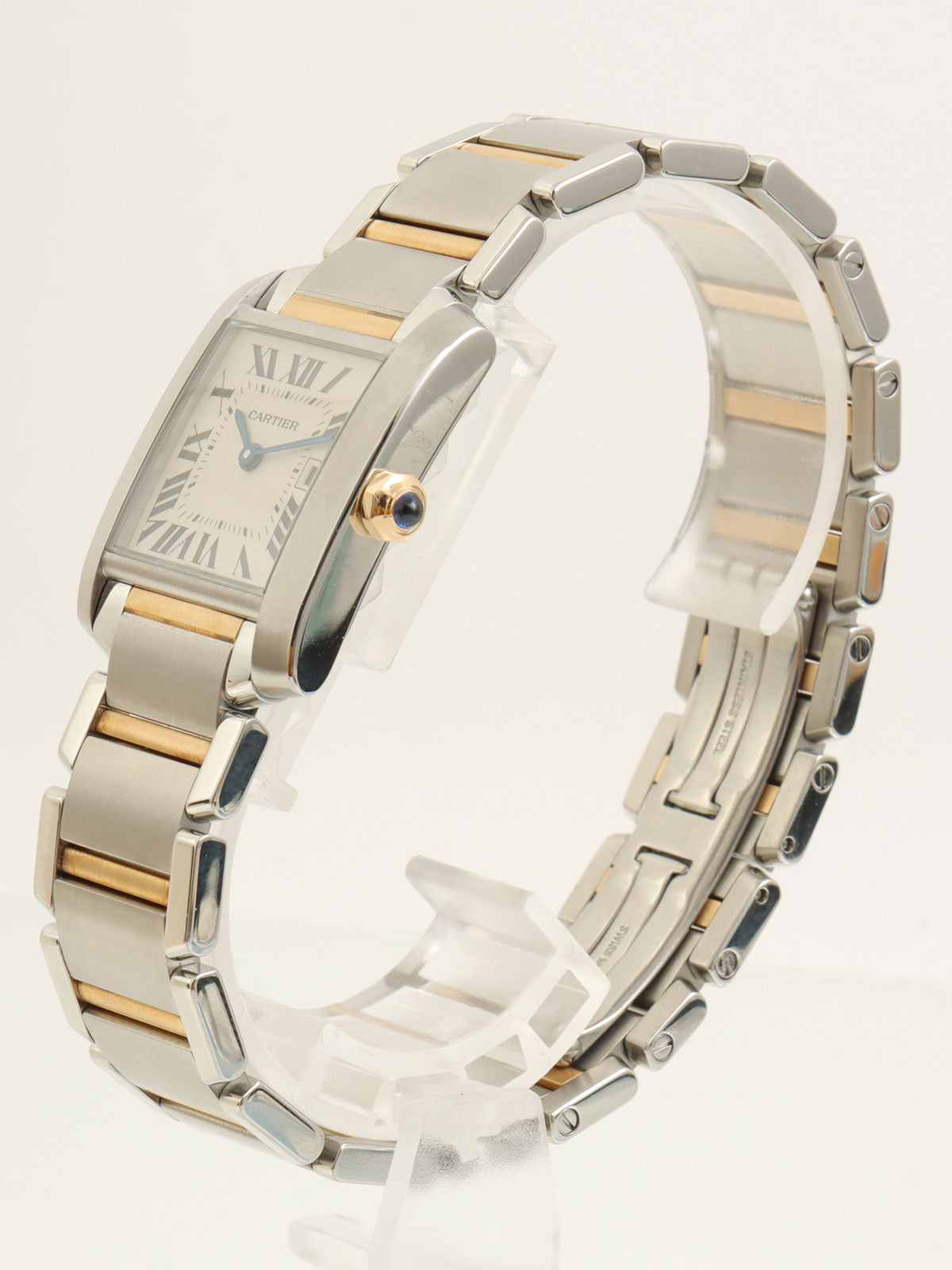 18K 法式坦克 MM 银/金