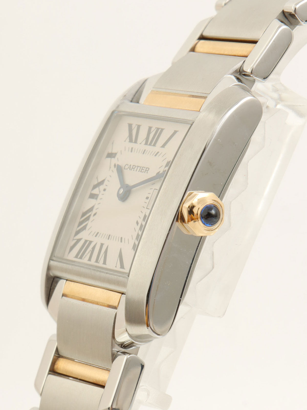 18K 法式坦克 MM 银/金