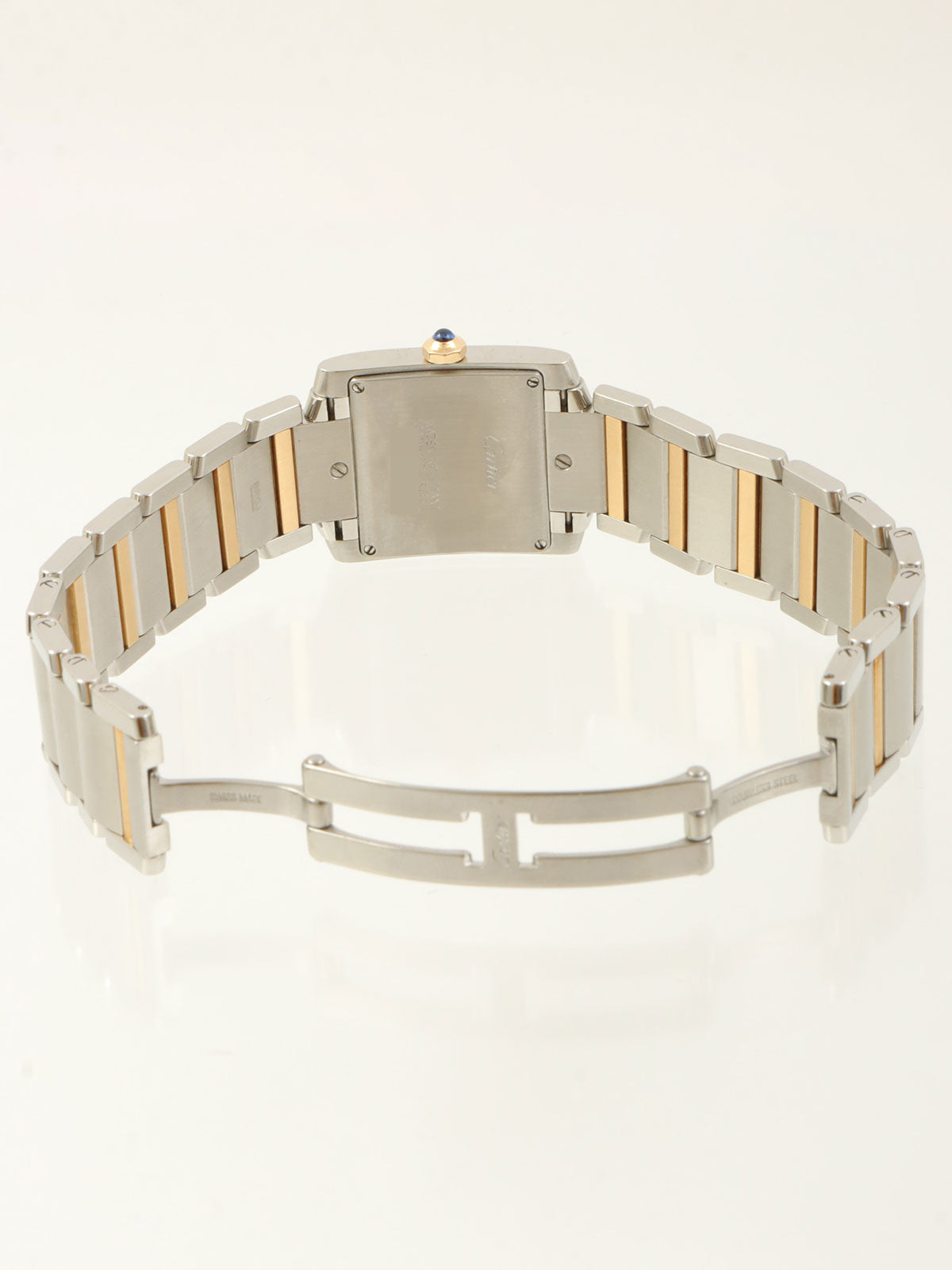 18K 法式坦克 MM 银/金