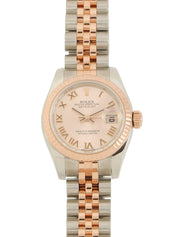 约2015年蚝式恒动日历型银/玫瑰金腕表