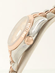 约2015年蚝式恒动日历型银/玫瑰金腕表