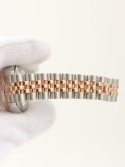 约2015年蚝式恒动日历型银/玫瑰金腕表