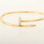 18K Diamond Juste un Clou Bracelet Gold