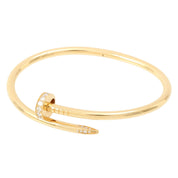 18K Diamond Juste un Clou Bracelet Gold