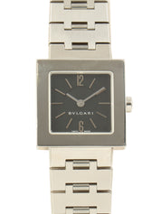 クアドラードウォッチ シルバー/ブラック