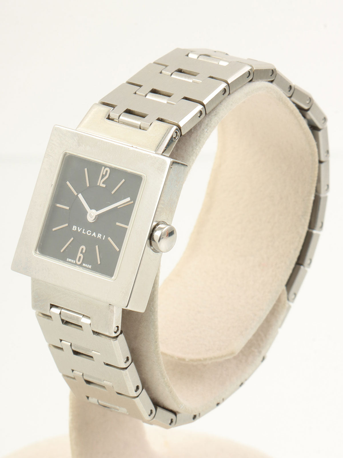 クアドラードウォッチ シルバー/ブラック