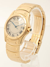 18K Santos Ronde W20029G1 Ivory