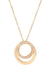 18K 粉金钻石 Ethancel 项链