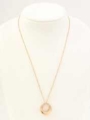 18K 粉金钻石 Ethancel 项链