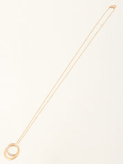 18K 粉金钻石 Ethancel 项链