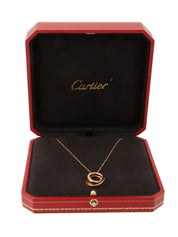 18K 粉金钻石 Ethancel 项链