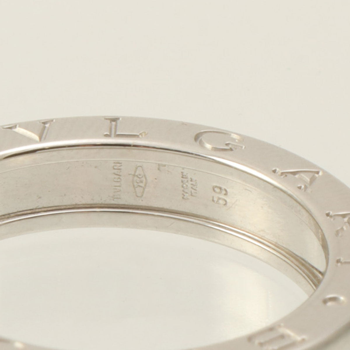 18K B.zero1 Ring #59 White Gold