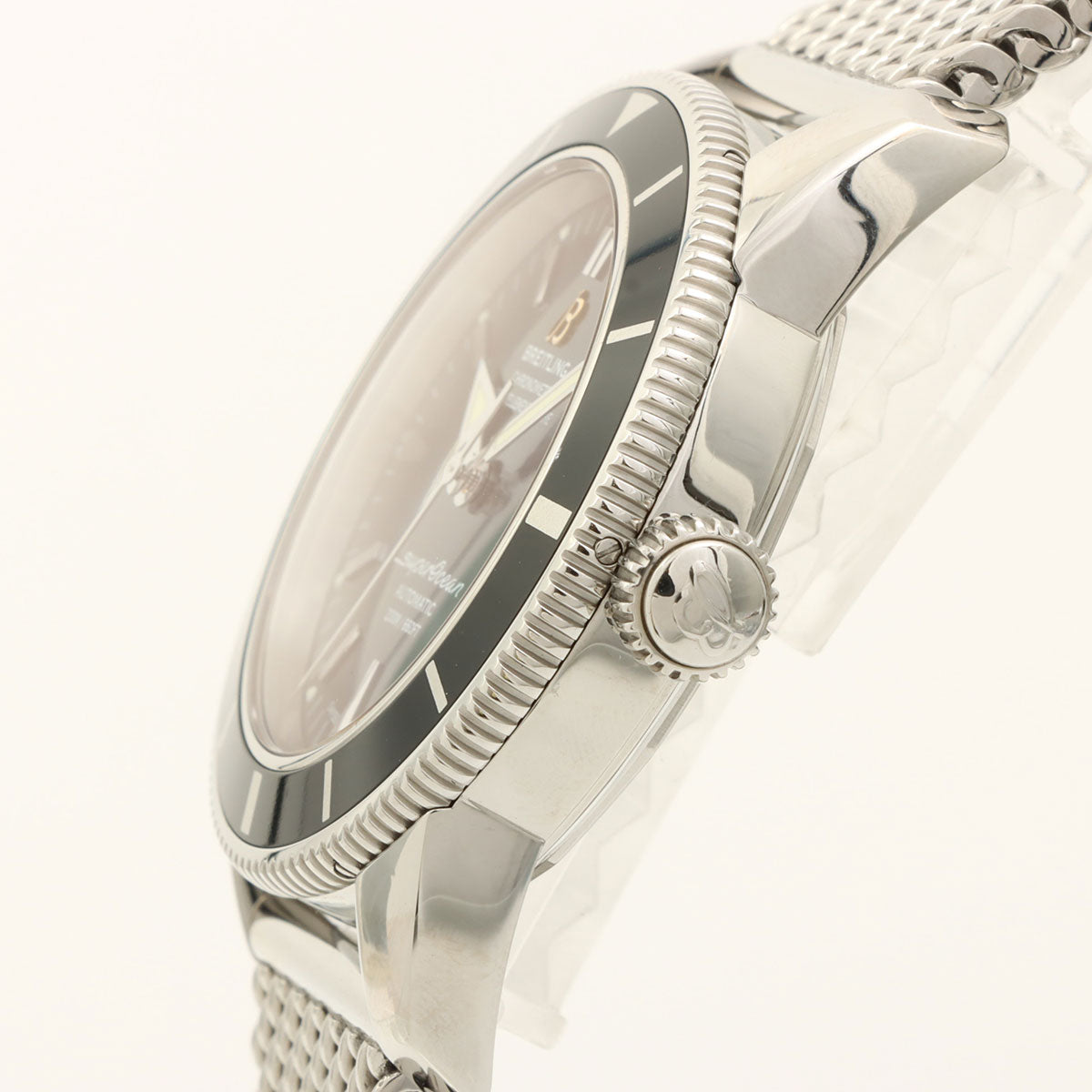 スーパーオーシャン 41mm A17321 自動巻き ブラック/シルバー