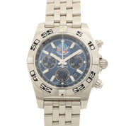 クロノマット44ブルーインパルス 43mm AB01107E 自動巻き ブルー/シルバー