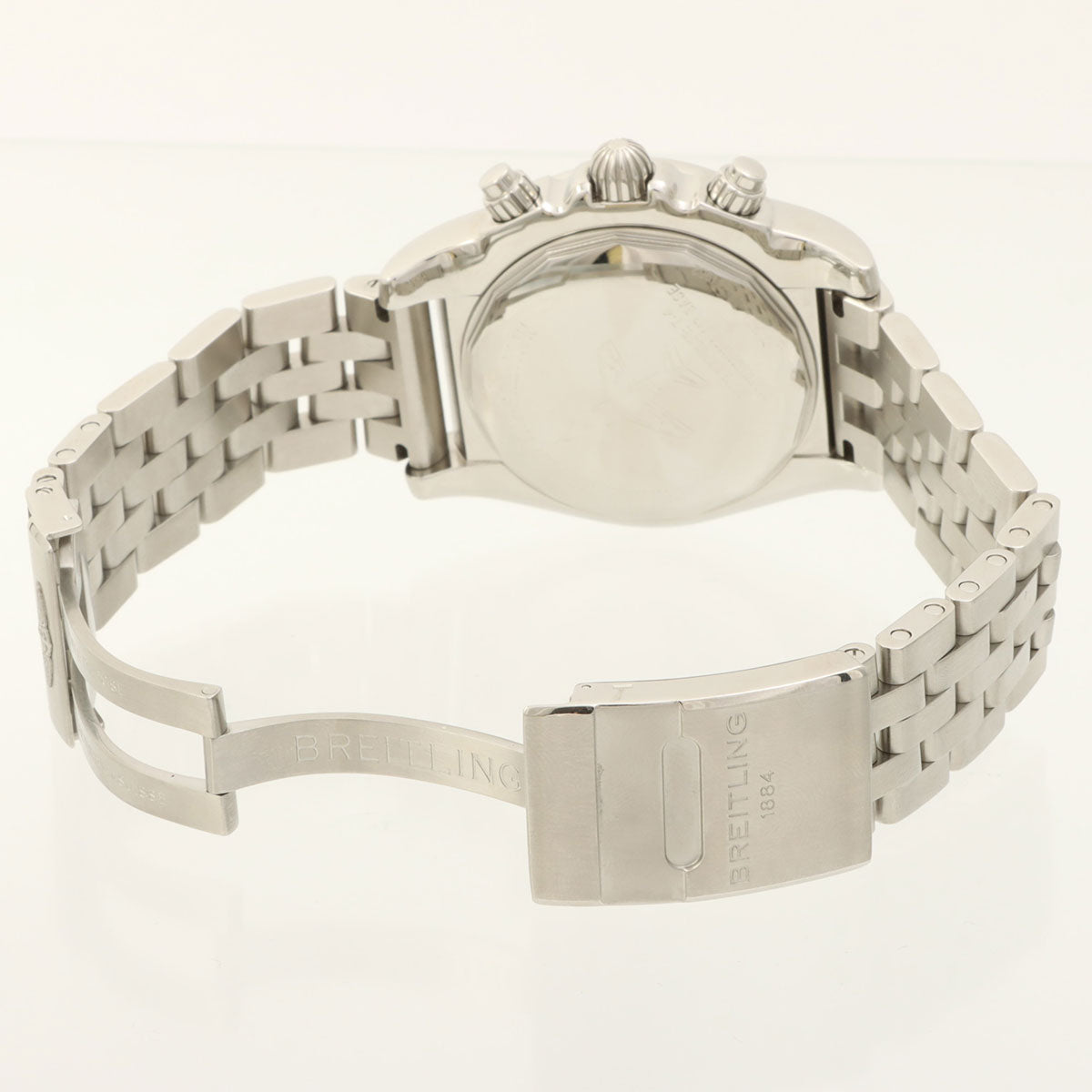 クロノマット44ブルーインパルス 43mm AB01107E 自動巻き ブルー/シルバー