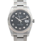 2007~2008年頃製 4Pダイヤモンドオイスターパーペチュアル 34mm 115234G 自動巻き ブラック