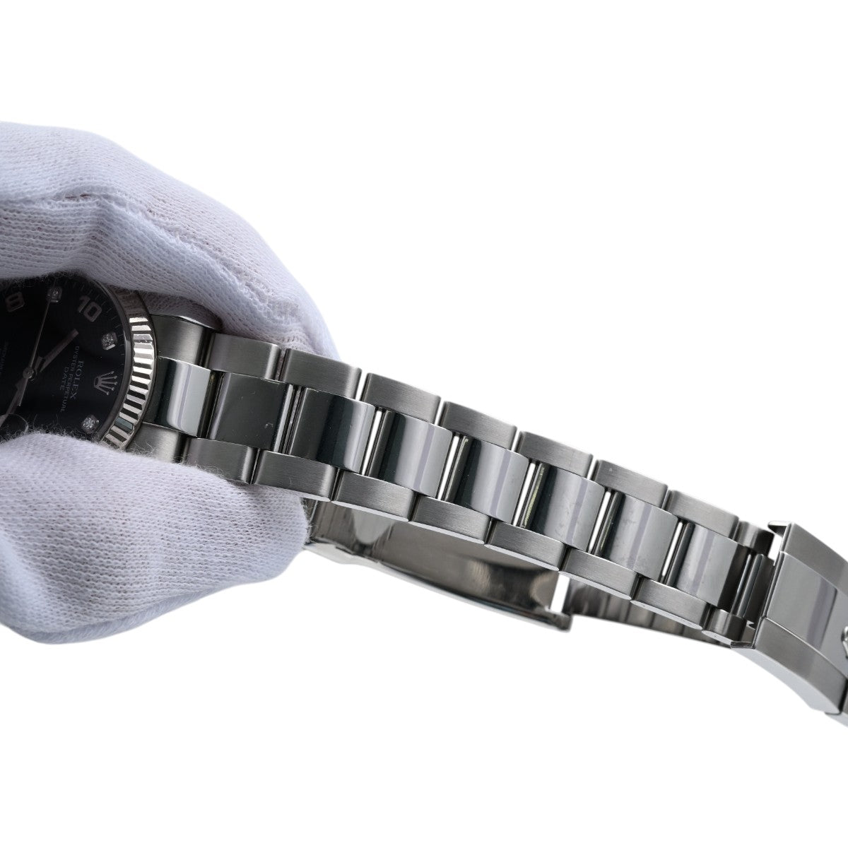 2007~2008年頃製 4Pダイヤモンドオイスターパーペチュアル 34mm 115234G 自動巻き ブラック