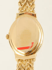18K Diamond Oval Credor Gold