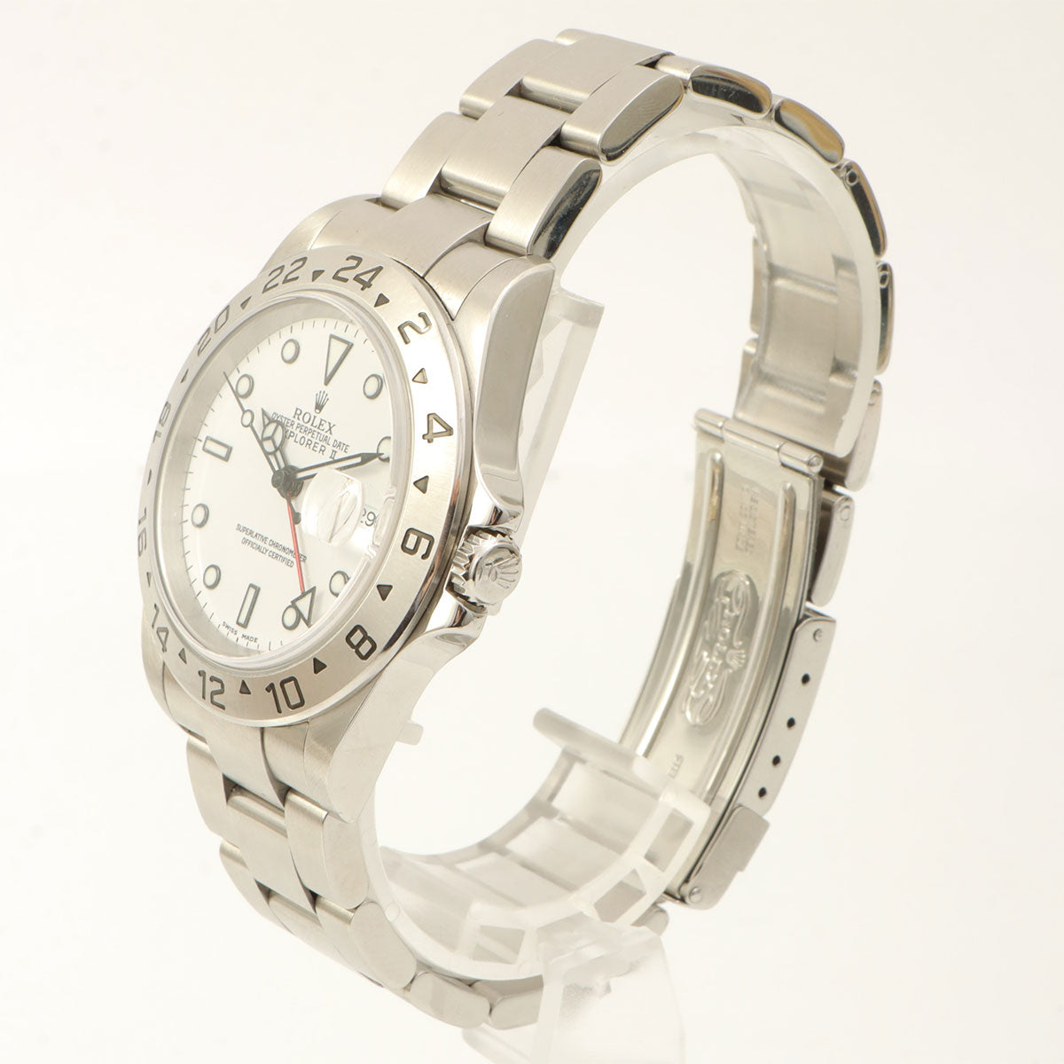 2002年頃製 エクスプローラーII 40mm 16570 Y番 自動巻き ホワイト