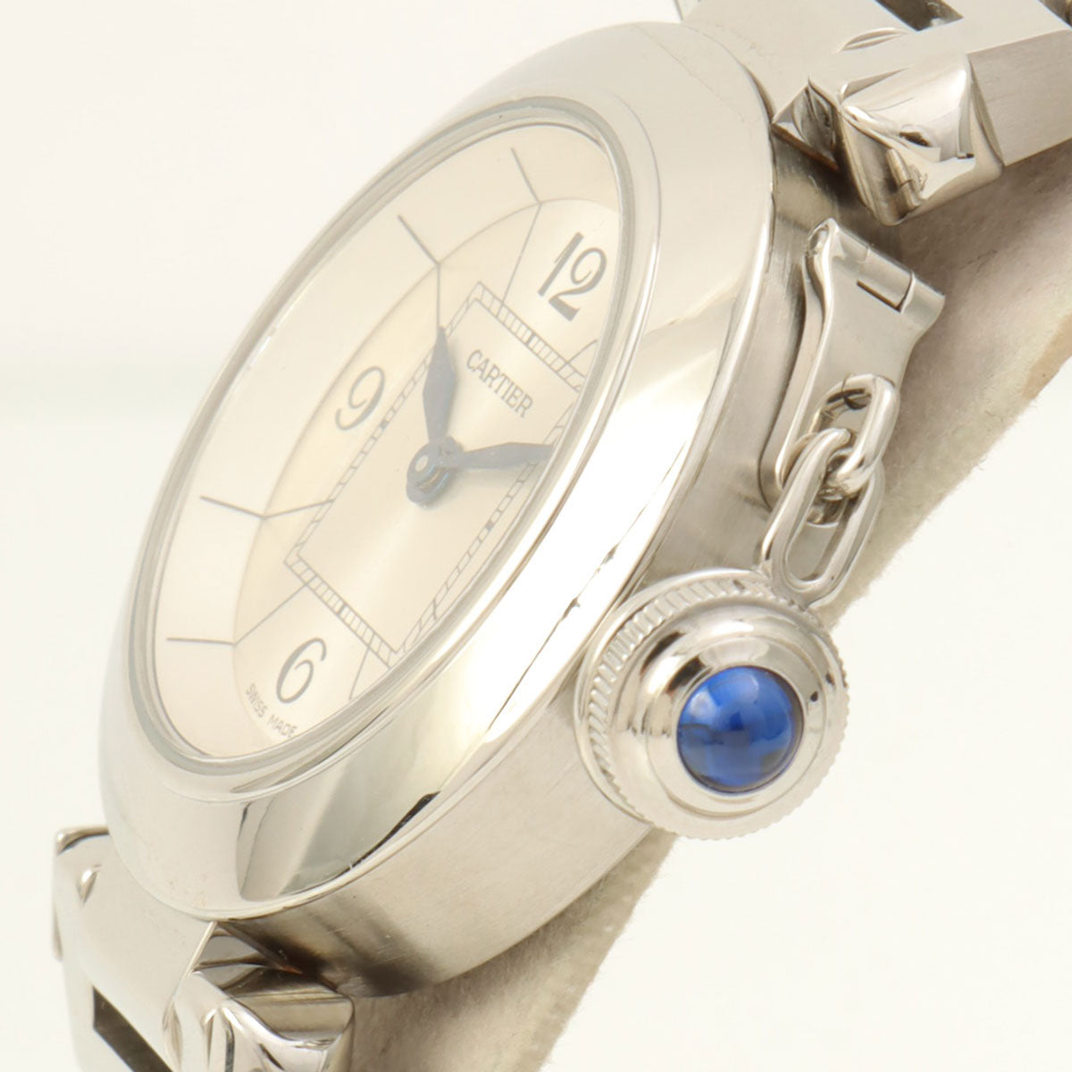 ミスパシャ 27mm W314007 クオーツ シルバー