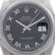 2010年頃製 デイトジャスト 36mm 116200 自動巻き ブラック