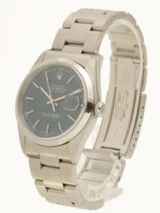 1997年製 オイスターパーペチュアルデイトジャスト 36mm 16200 U番 自動巻き シルバー/ブルー