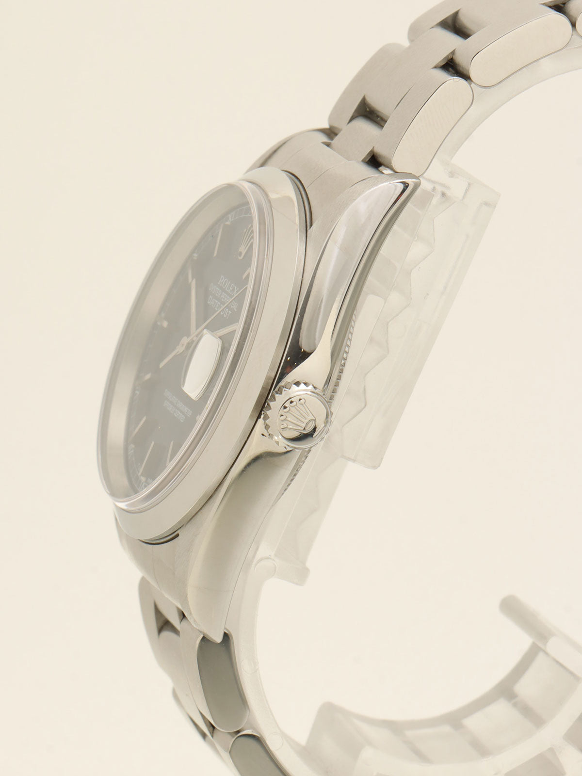 1997年製 オイスターパーペチュアルデイトジャスト 36mm 16200 U番 自動巻き シルバー/ブルー