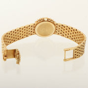 18K Diamond Round Face Watch, Gold