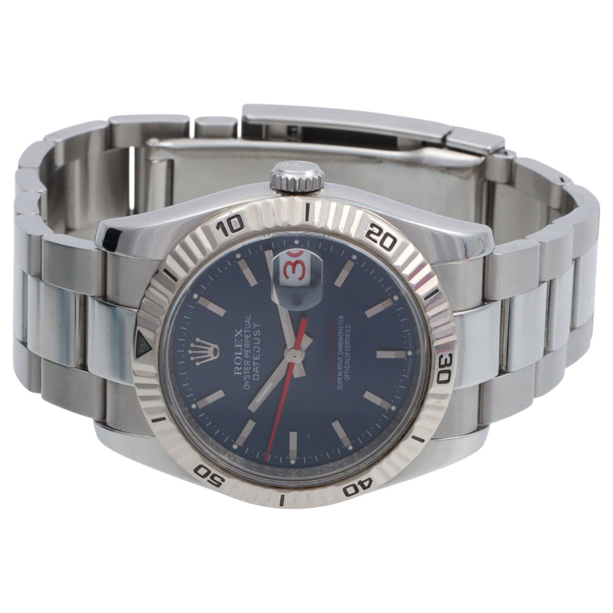 2003~2004年頃製 デイトジャストターノグラフ 36mm 116264 自動巻き ブルー