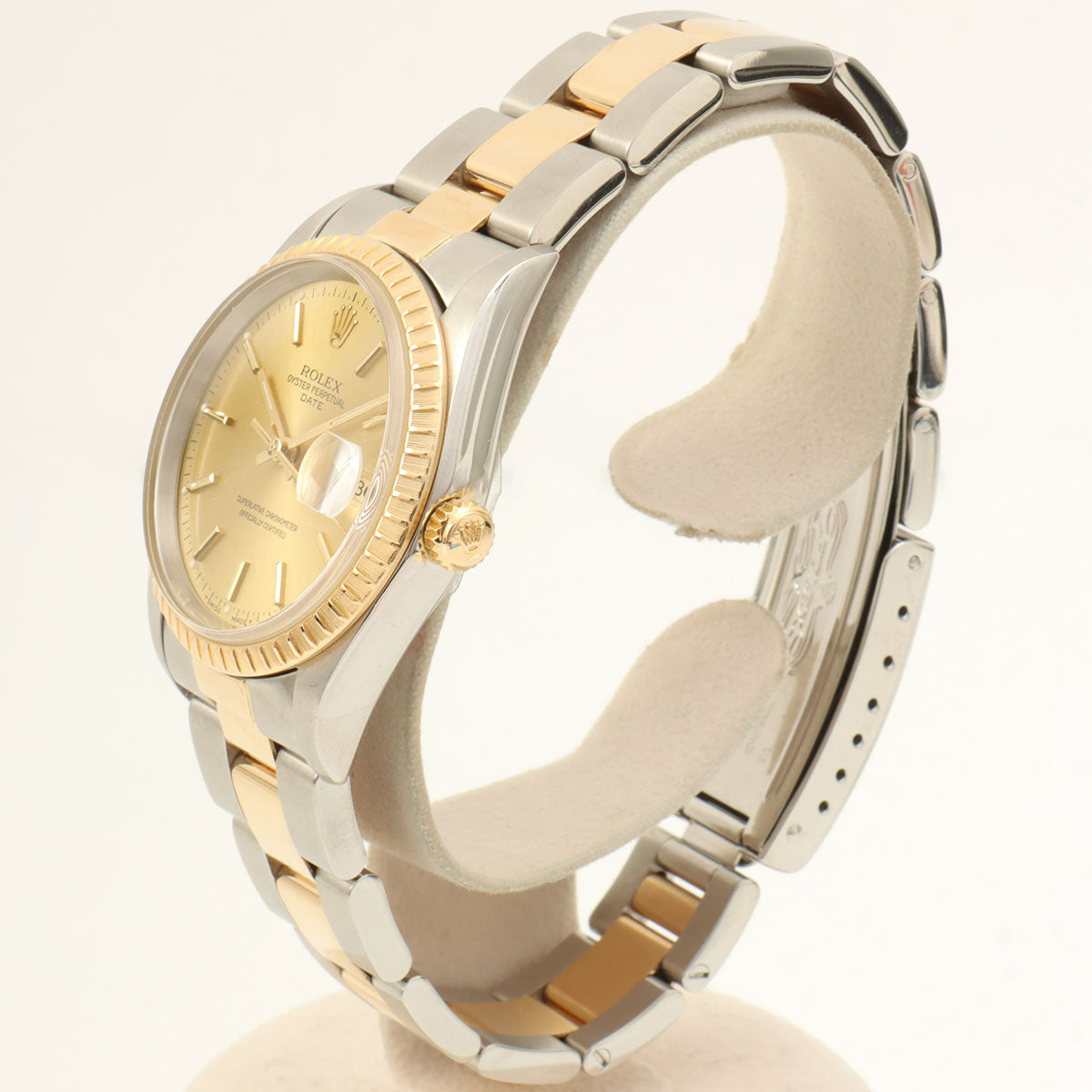 1997年頃製 オイスターパーペチュアルデイト 34mm 15223 U番 自動巻き シャンパン