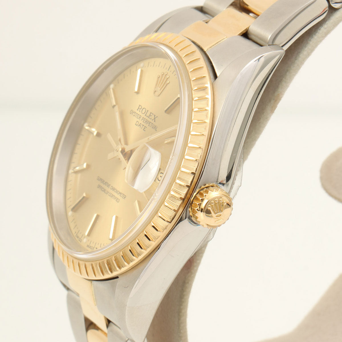 1997年頃製 オイスターパーペチュアルデイト 34mm 15223 U番 自動巻き シャンパン