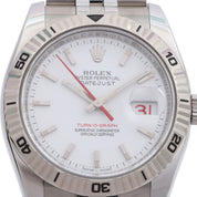 2003~2004年頃製 デイトジャストターノグラフ 36mm 116264 自動巻き ホワイト