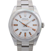 2009年頃製 ミルガウス 40mm 116400 自動巻き ホワイト