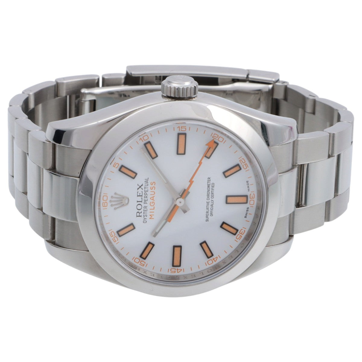 2009年頃製 ミルガウス 40mm 116400 自動巻き ホワイト