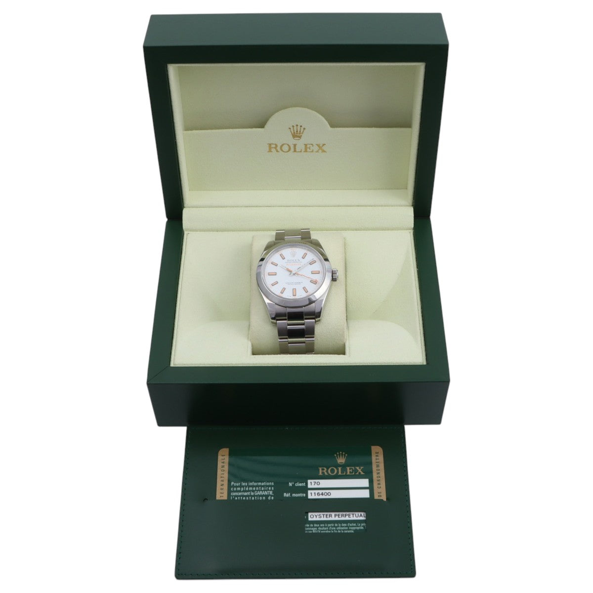 2009年頃製 ミルガウス 40mm 116400 自動巻き ホワイト