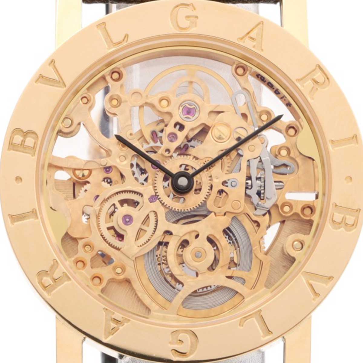 ブルガリブルガリスケルトン 33mm BB33GLSK 自動巻き ゴールド
