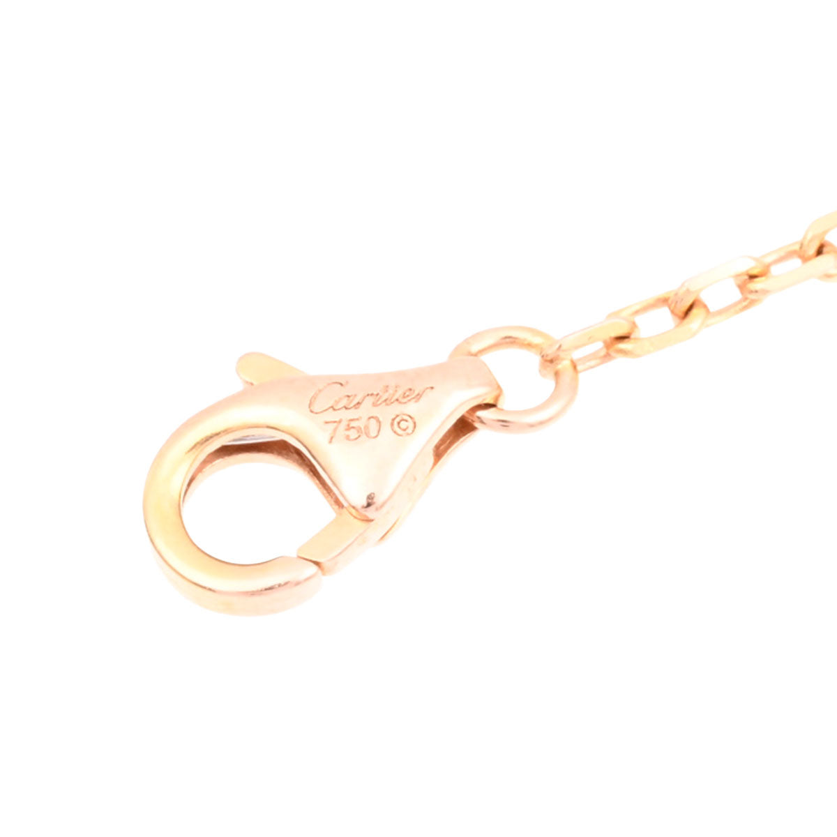 18K Pink Sapphire Trinity Necklace, Pink Gold