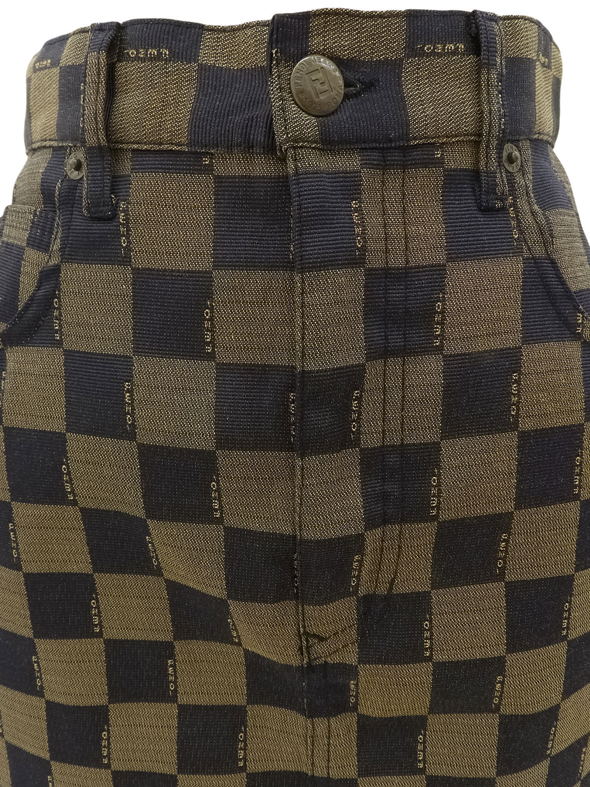 Pecan Pattern Skirt #42 Brown/Black