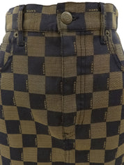 Pecan Pattern Skirt #42 Brown/Black