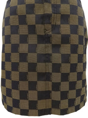 Pecan Pattern Skirt #42 Brown/Black