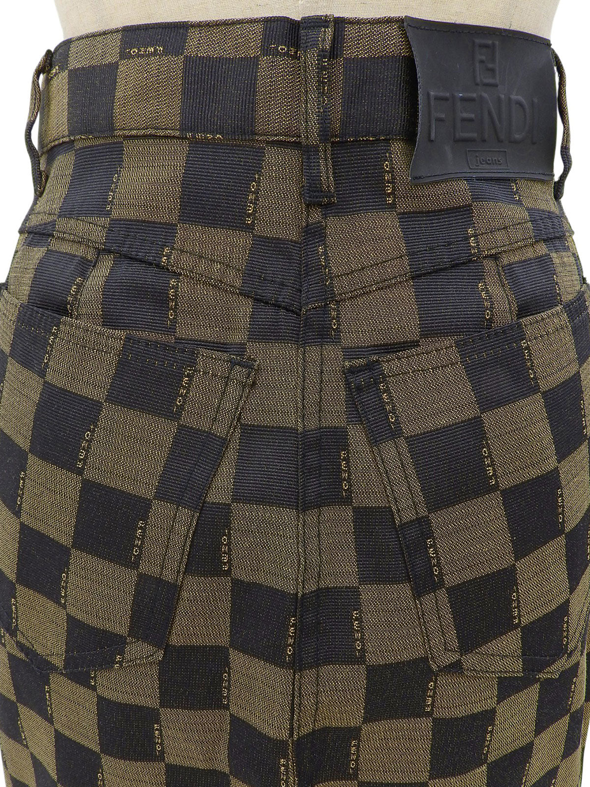 Pecan Pattern Skirt #42 Brown/Black