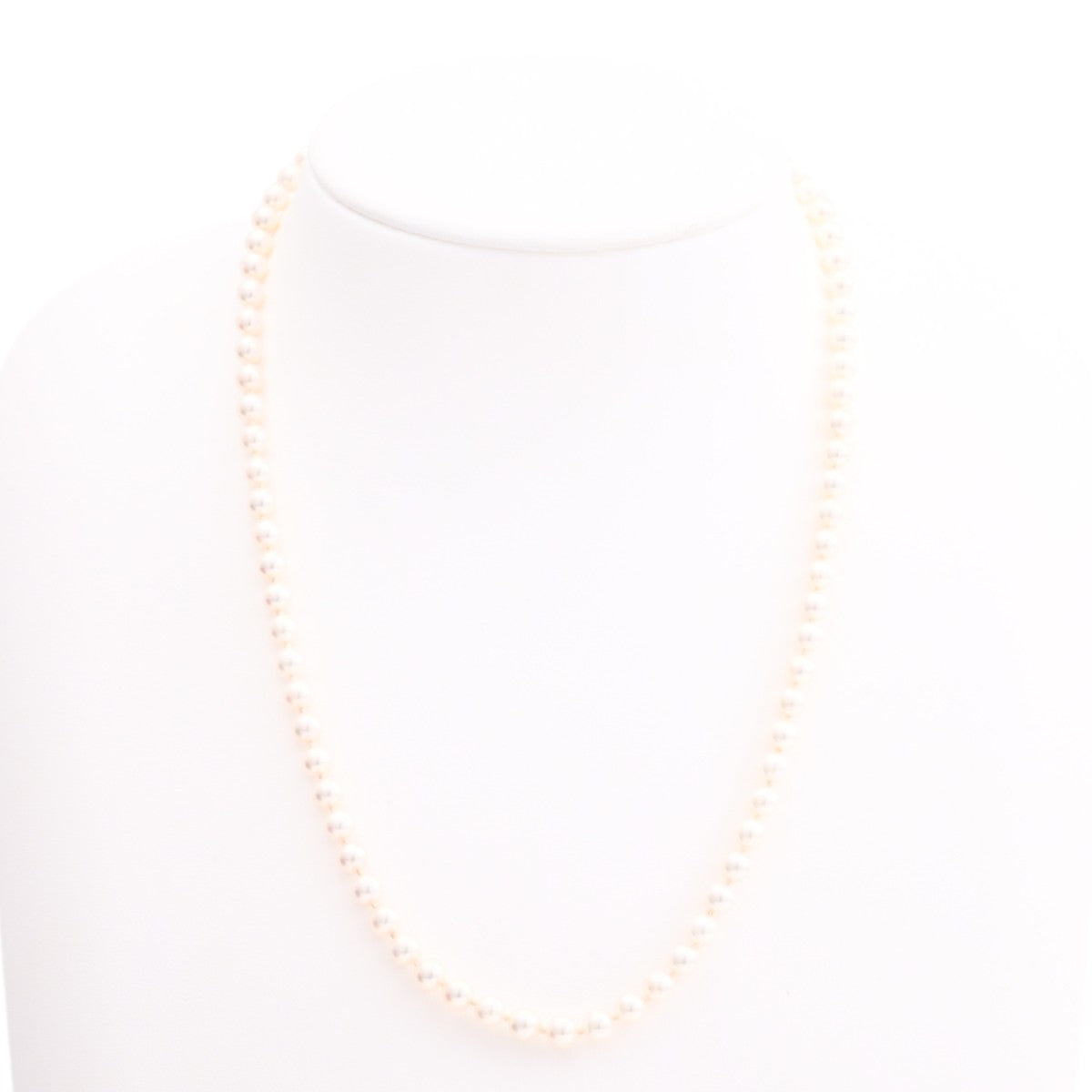 18K Pearl Signature Necklace Yellow Gold/White