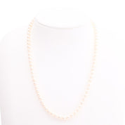 18K Pearl Signature Necklace Yellow Gold/White