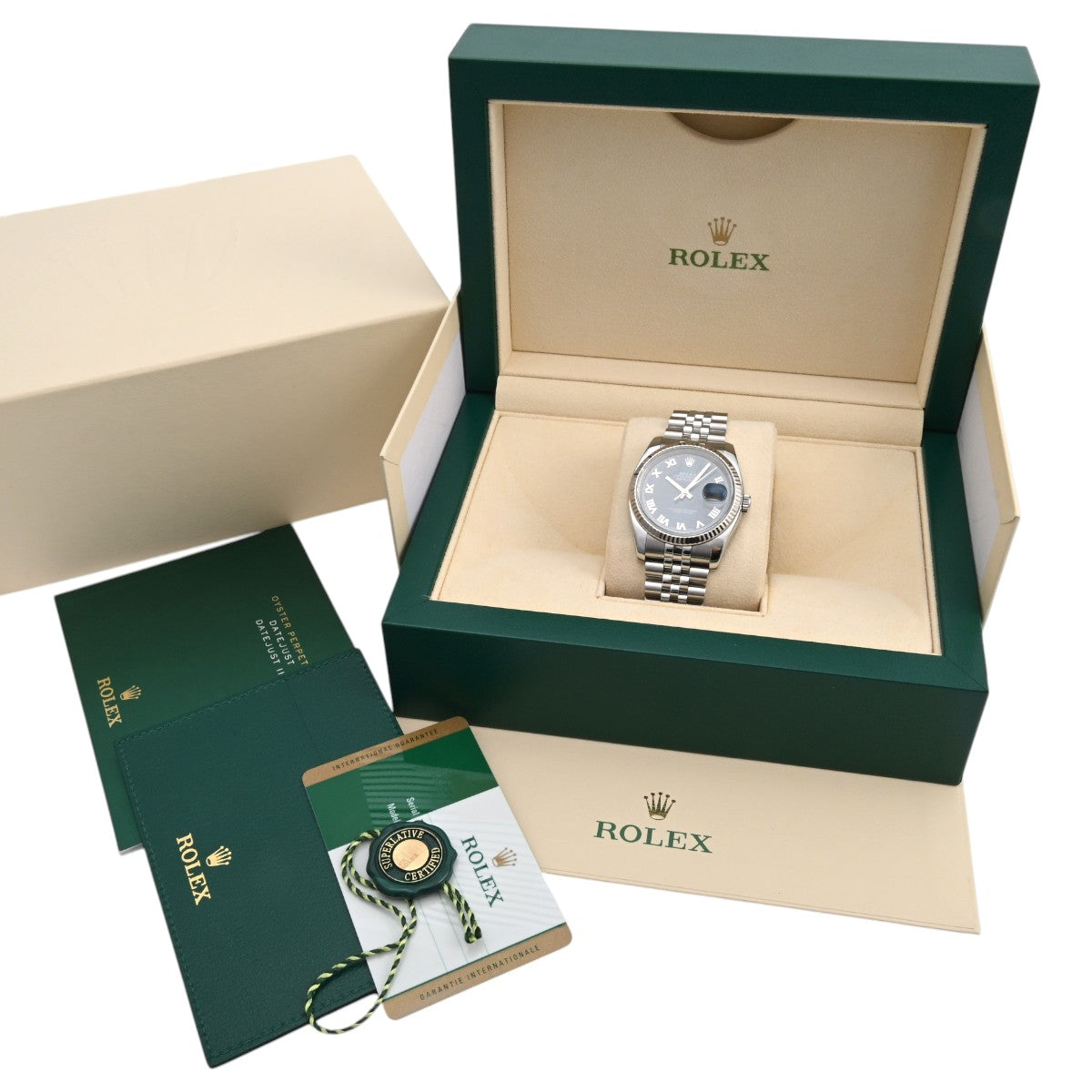 デイトジャスト 36mm 116234 自動巻き ブルー