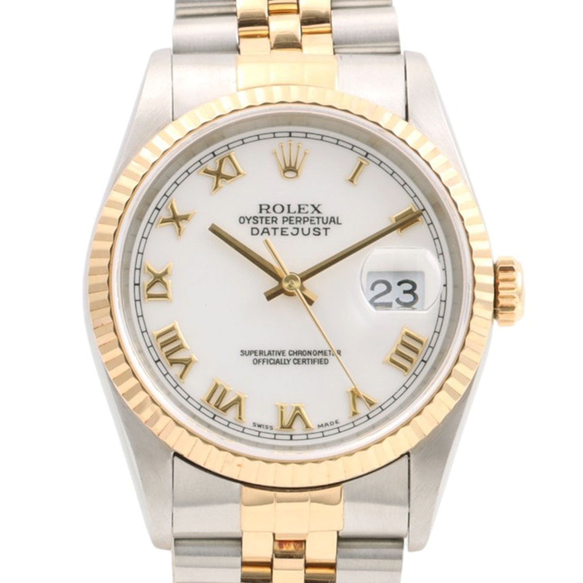 1994年頃製 デイトジャスト 36mm 16233G 自動巻き ホワイト