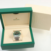 サブマリーナデイト 40mm 116610LV 自動巻き グリーン