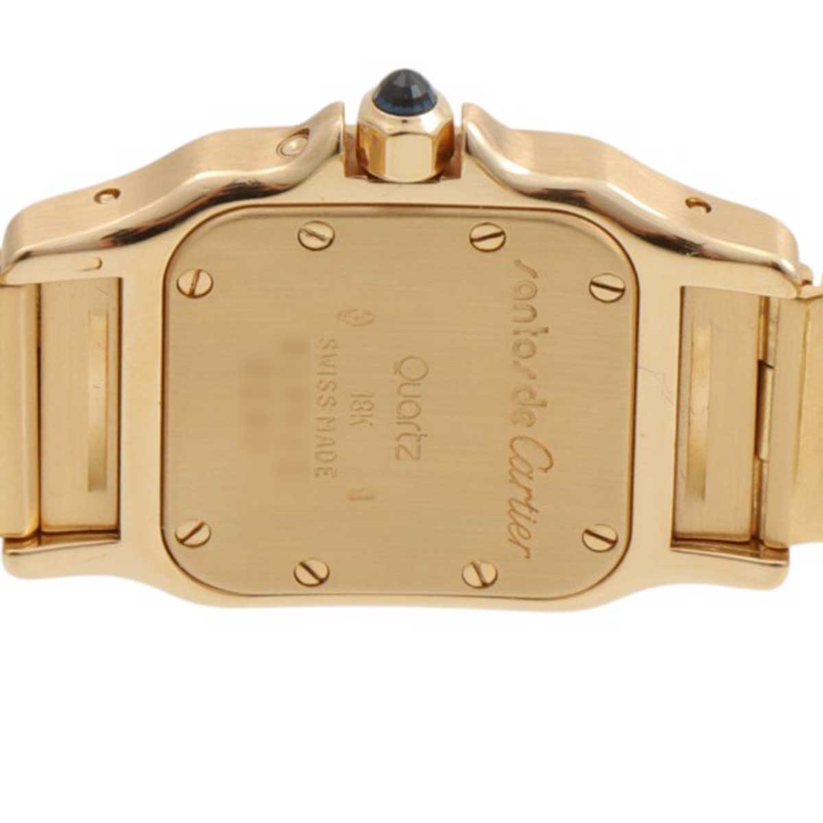 18K Santos Galbée Moonphase SM W2006C5 Quartz Gold