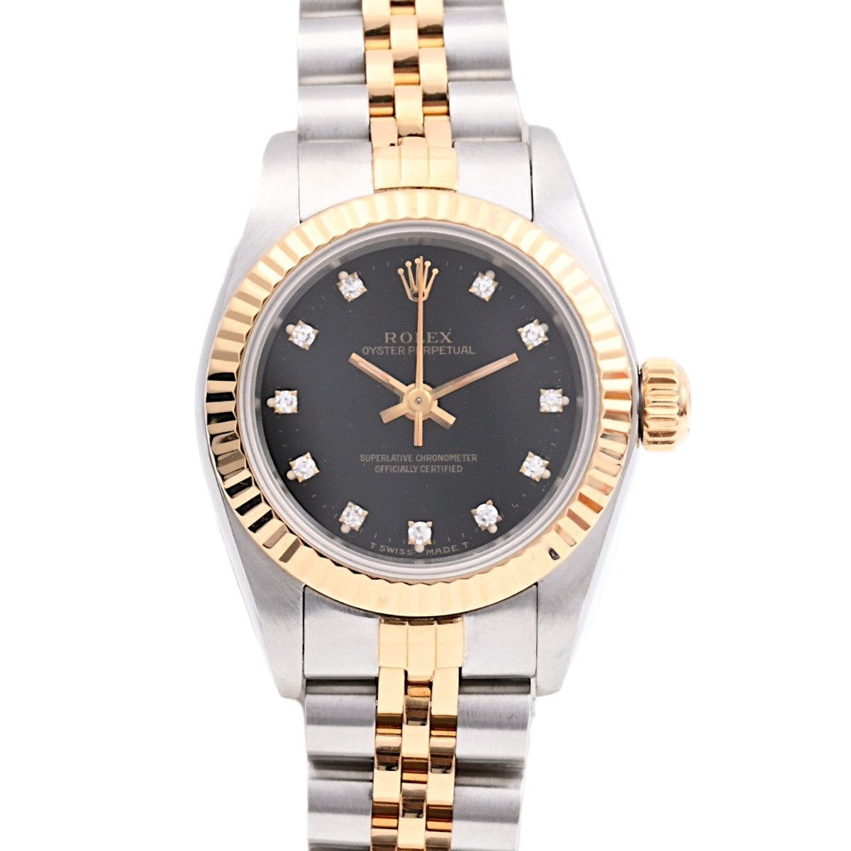 Circa 1993 10P Diamond Datejust 26mm 69193G Automatic Black