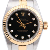 Circa 1993 10P Diamond Datejust 26mm 69193G Automatic Black