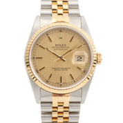 2002年頃製 デイトジャスト 36mm 16233 自動巻き シャンパン